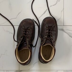 Dr. Martens Men's Dark Brown Leather Lace-Up Boots